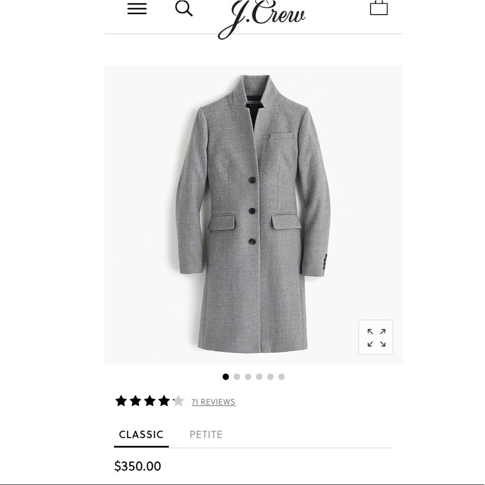 Women’s Gray Dress Coat